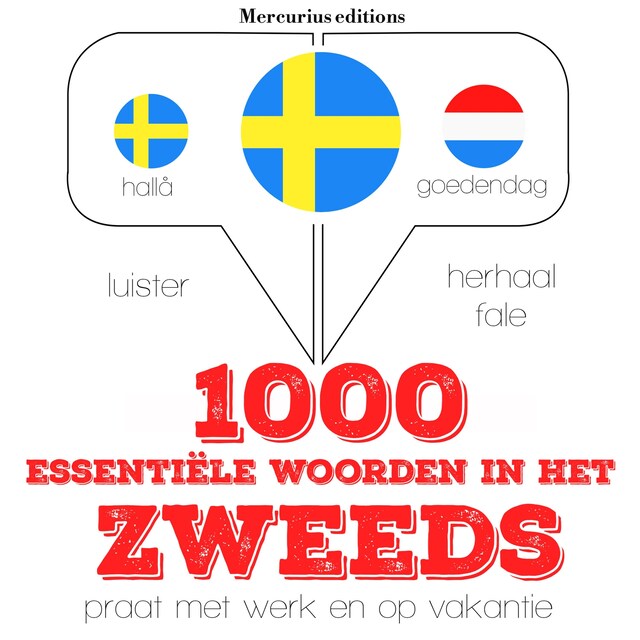 Book cover for 1000 essentiële woorden in het Zweeds