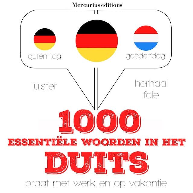 Buchcover für 1000 essentiële woorden in het Duits