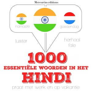 1000 essentiële woorden in het Hindi - luisterboek