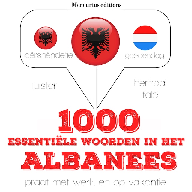 Portada de libro para 1000 essentiële woorden in het Albanees