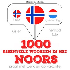 1000 essentiële woorden in het Noors - luisterboek