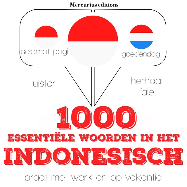 Couverture de livre pour 1000 essentiële woorden in het Indonesisch