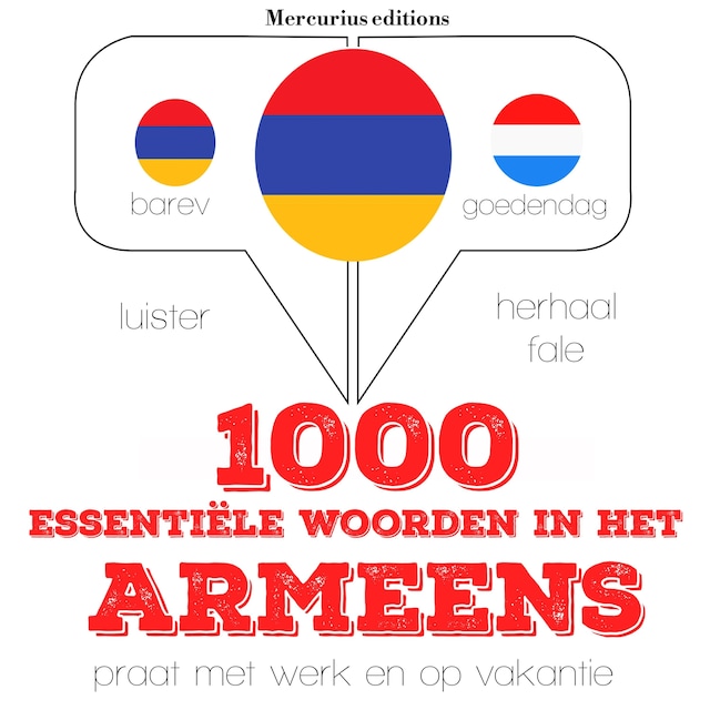 Book cover for 1000 essentiële woorden in het Armeens