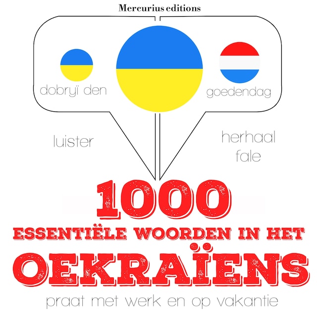 Copertina del libro per 1000 essentiële woorden in het Oekraïens