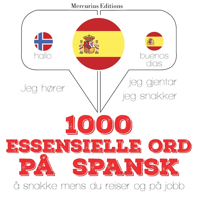 Bokomslag för 1000 essensielle ord på spansk