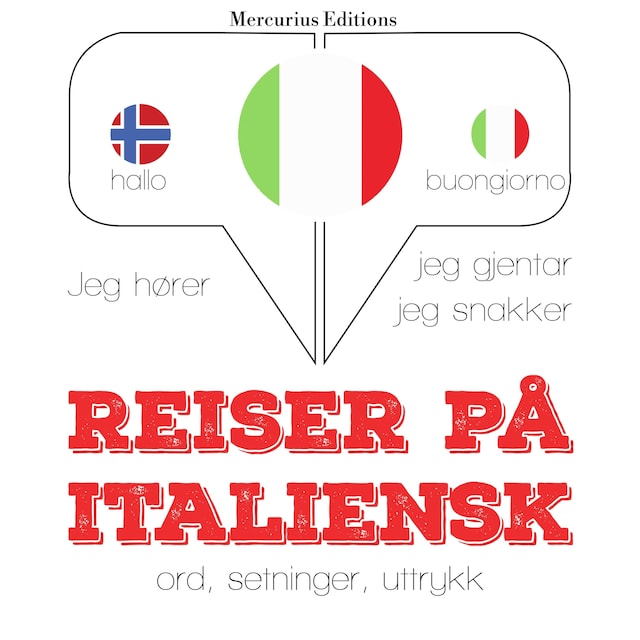 Book cover for Reiser på italiensk