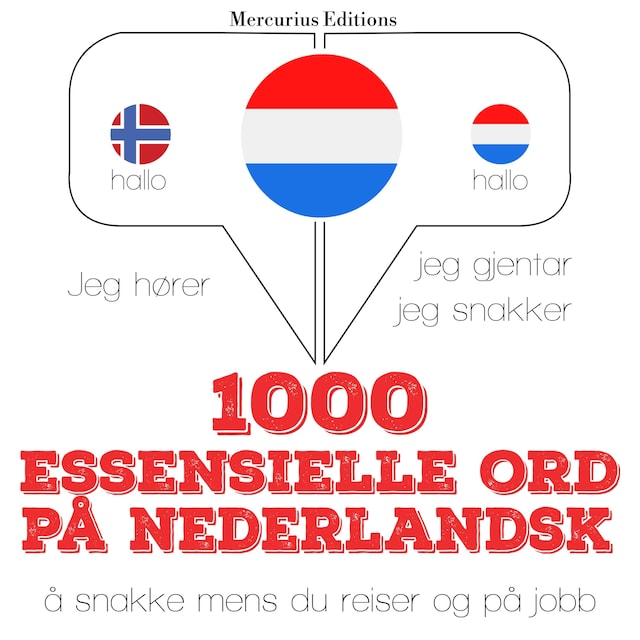 Bokomslag for 1000 essensielle ord på nederlandsk