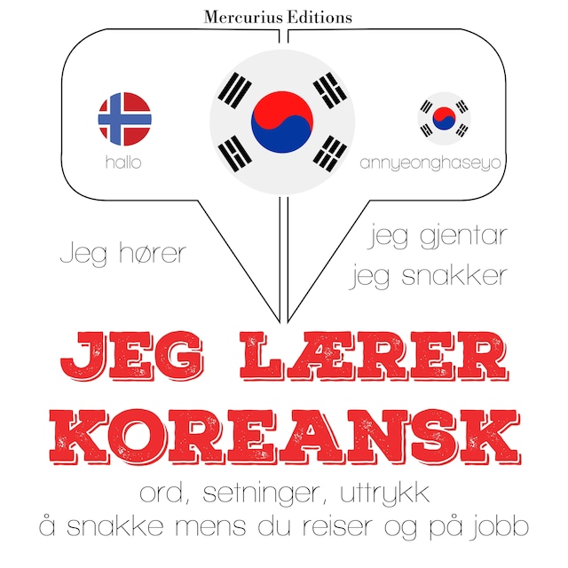Boekomslag van Jeg lærer koreansk
