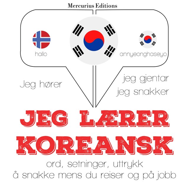 Bokomslag for Jeg lærer koreansk