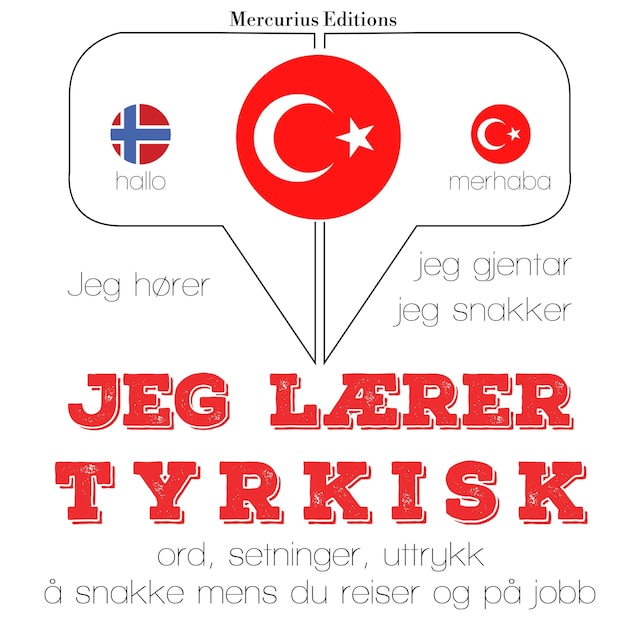 Book cover for Jeg lærer tyrkisk