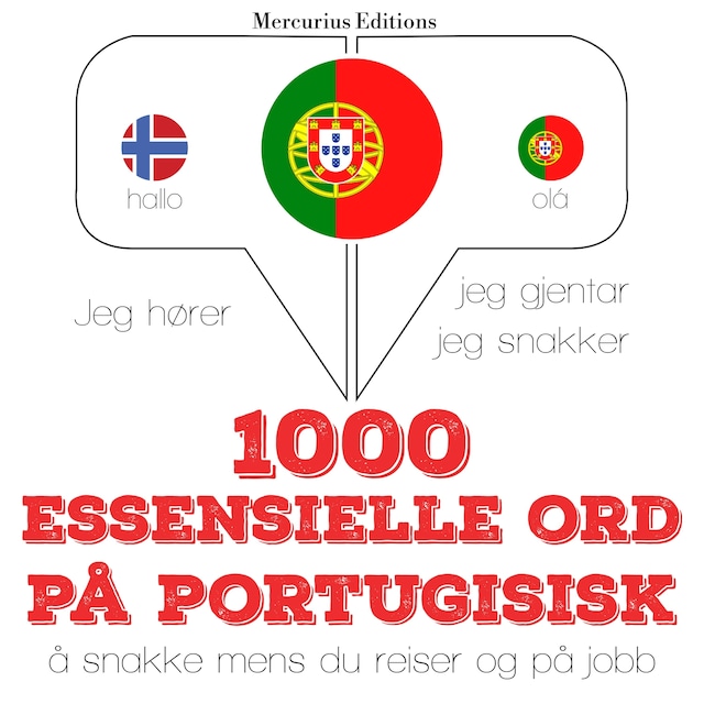 Book cover for 1000 essensielle ord på portugisisk