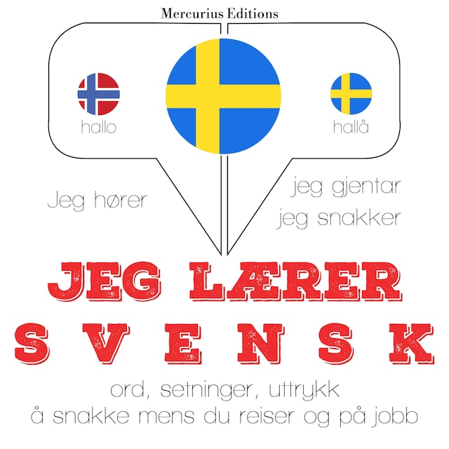 Book cover for Jeg lærer svensk