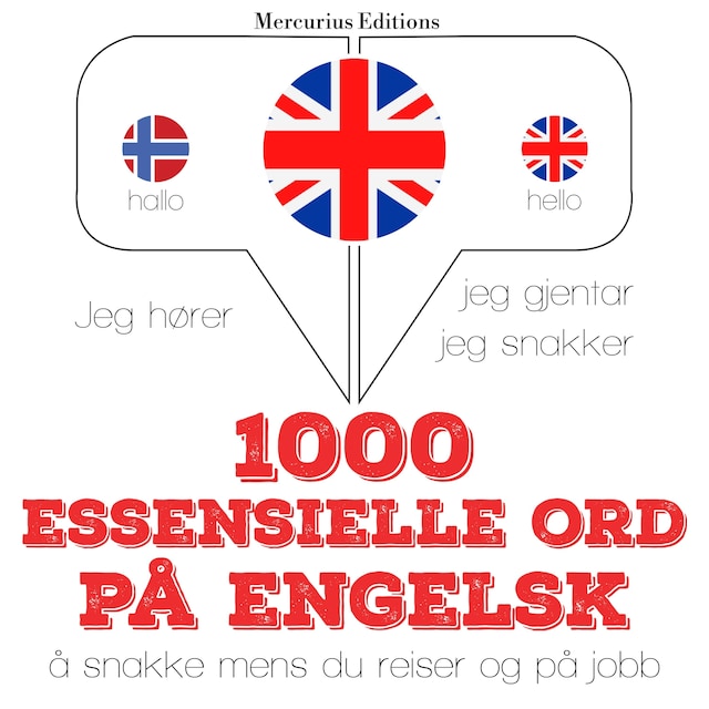 Bogomslag for 1000 essensielle ord på engelsk
