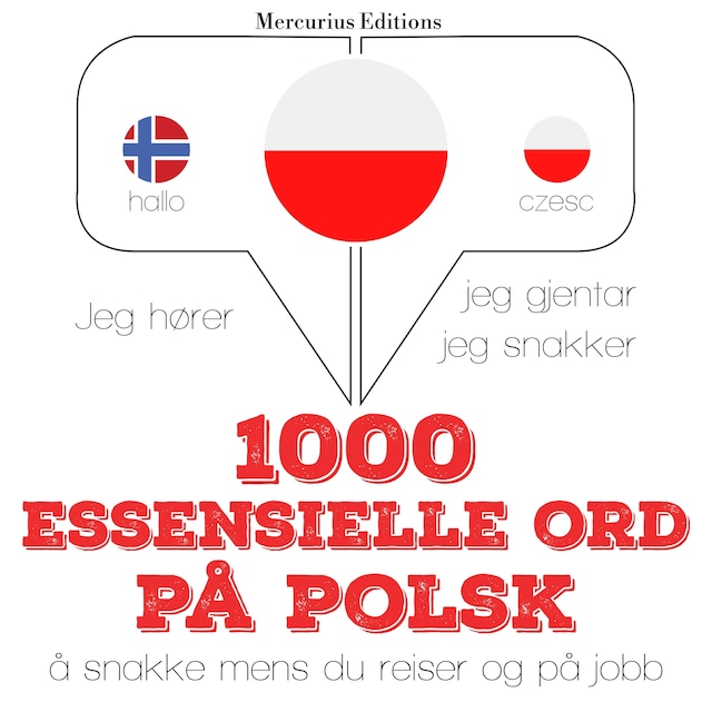 Kirjankansi teokselle 1000 essensielle ord på polsk