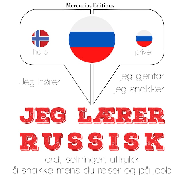 Copertina del libro per Jeg lærer russisk