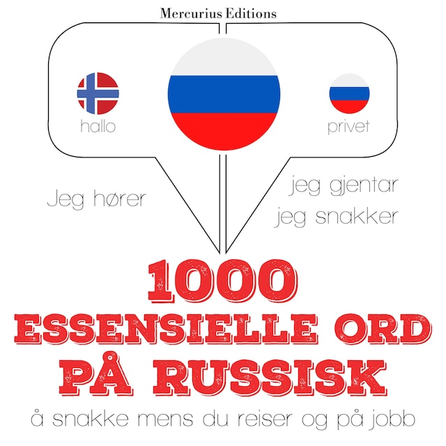 Copertina del libro per 1000 essensielle ord på russisk