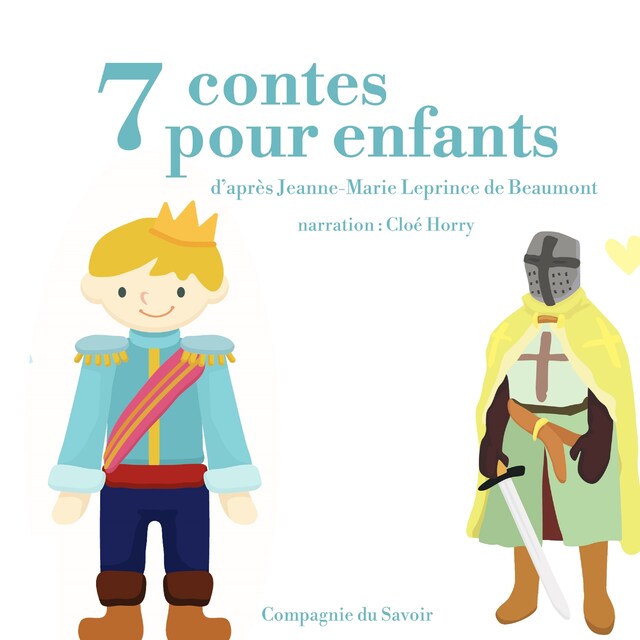 Portada de libro para 7 contes pour enfants de Jeanne-Marie LePrince de Beaumont