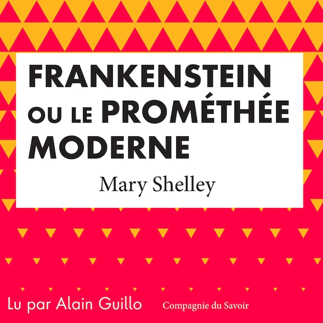 Portada de libro para Frankenstein ou le Prométhée moderne