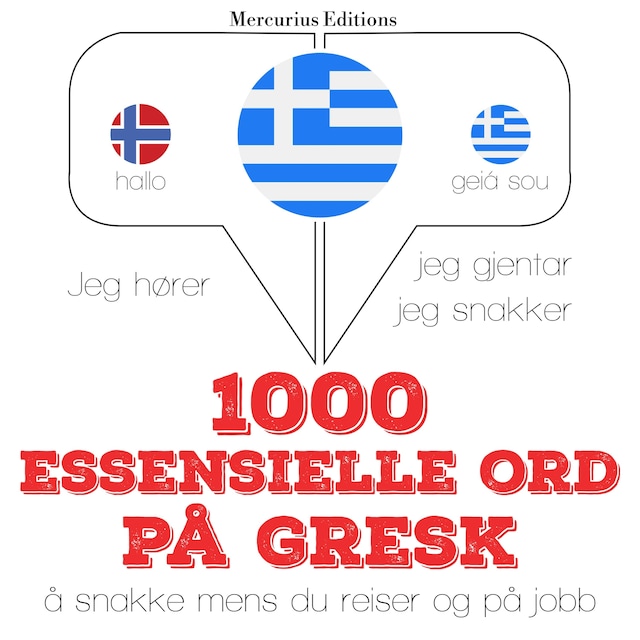 Bokomslag for 1000 essensielle ord på gresk