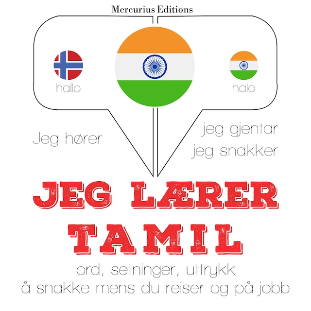 Book cover for Jeg lærer tamil