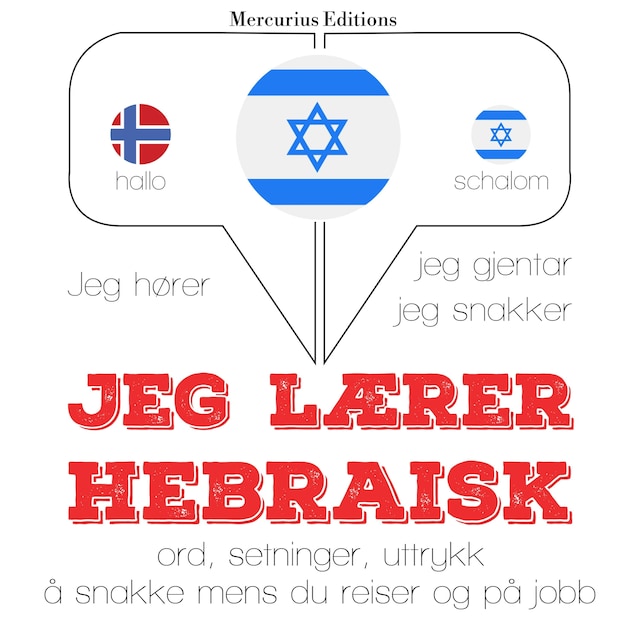 Couverture de livre pour Jeg lærer hebraisk