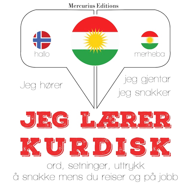Portada de libro para Jeg lærer kurdisk