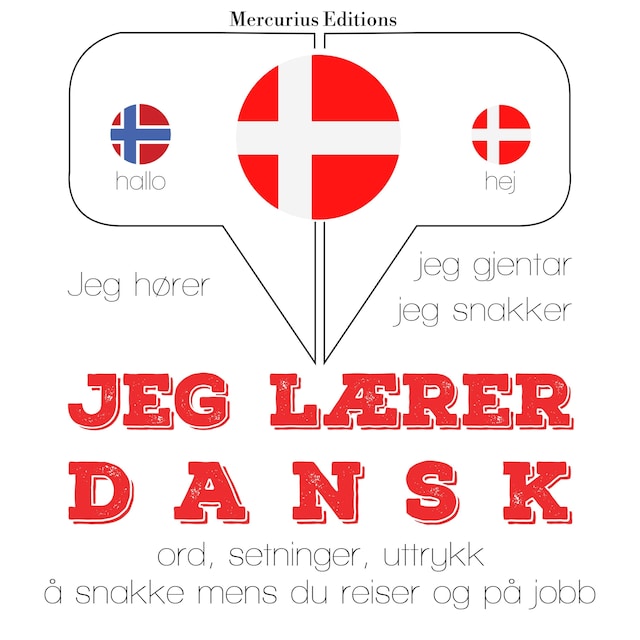 Book cover for Jeg lærer dansk