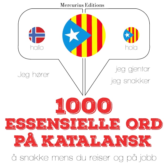 Book cover for 1000 essensielle ord på katalansk