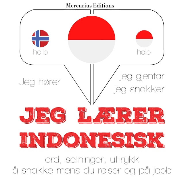 Book cover for Jeg lærer indonesisk