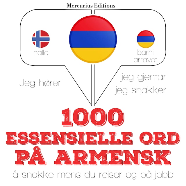 Buchcover für 1000 essensielle ord på armensk