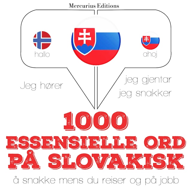 Buchcover für 1000 essensielle ord på slovakisk