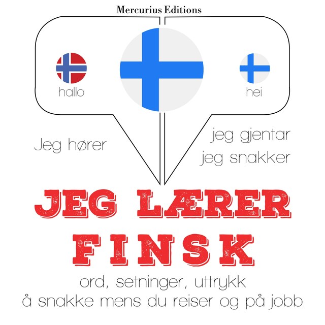 Book cover for Jeg lærer finsk