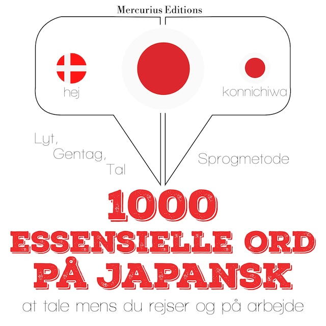 Copertina del libro per 1000 essentielle ord på japansk