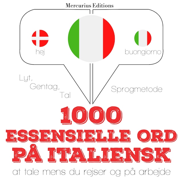 Bokomslag for 1000 essentielle ord på italiensk