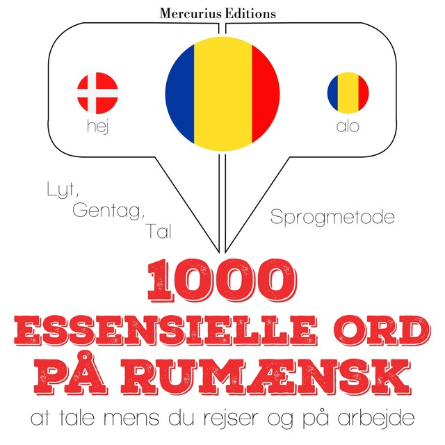 Copertina del libro per 1000 essentielle ord på rumænsk