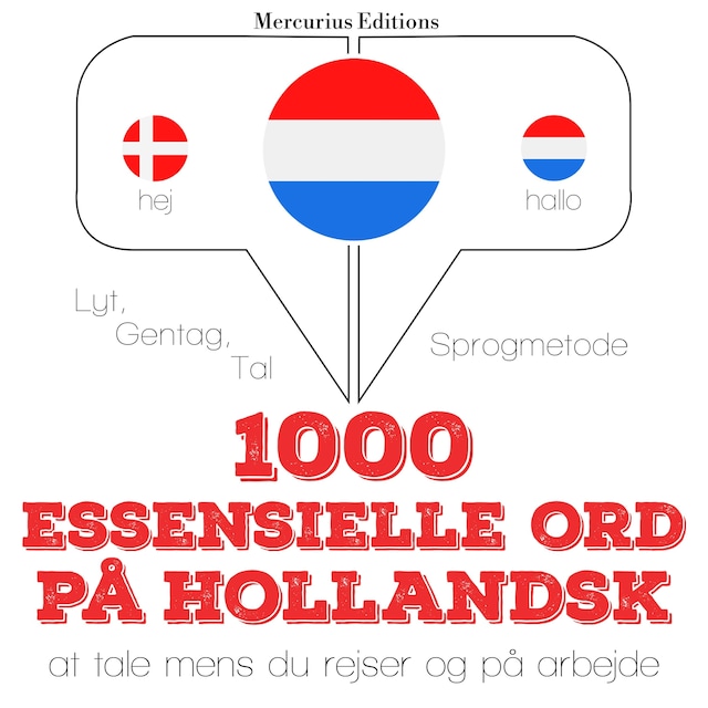 Copertina del libro per 1000 essentielle ord på hollandsk