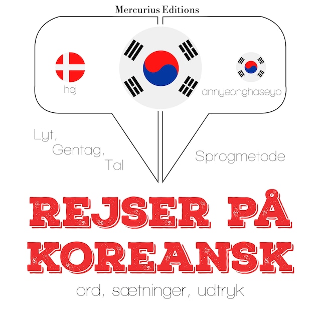 Portada de libro para Rejser på koreansk