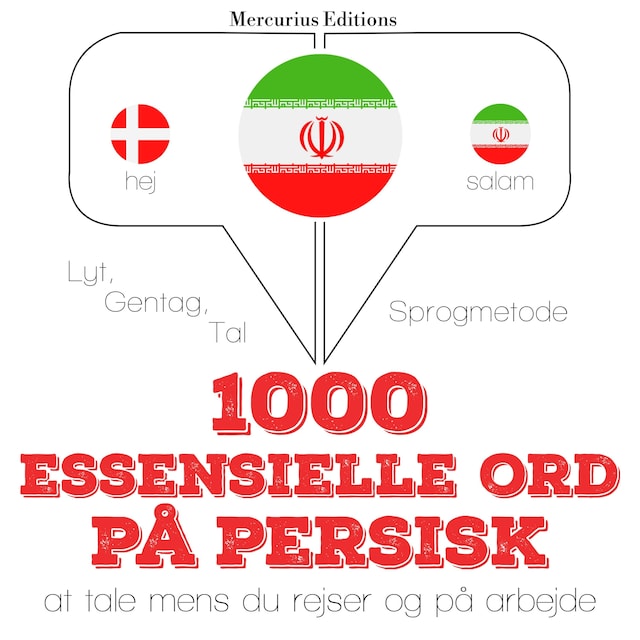 Kirjankansi teokselle 1000 essentielle ord på persisk