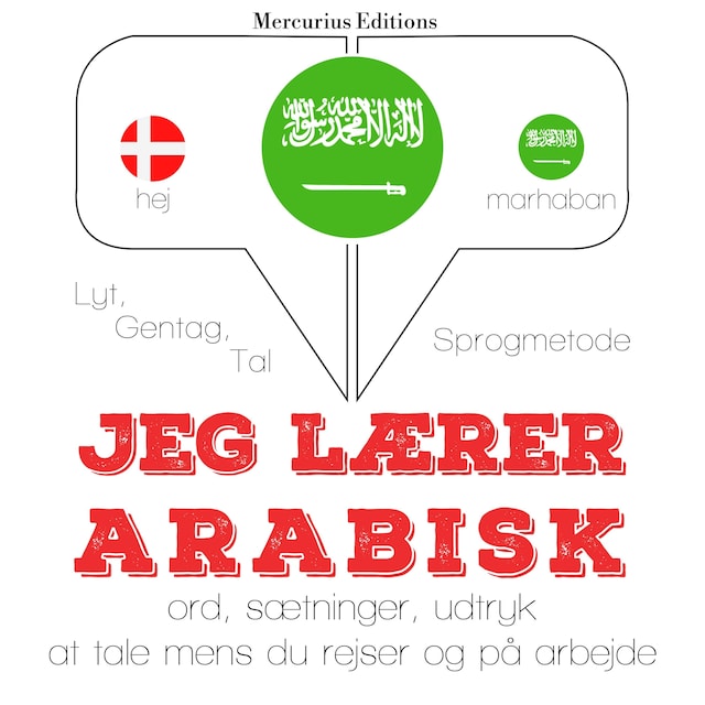 Copertina del libro per Jeg lærer arabisk