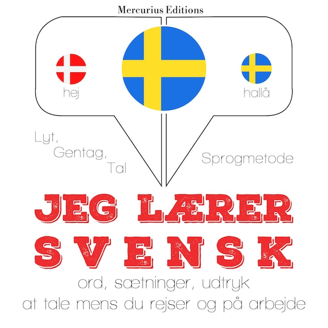 Book cover for Jeg lærer svensk