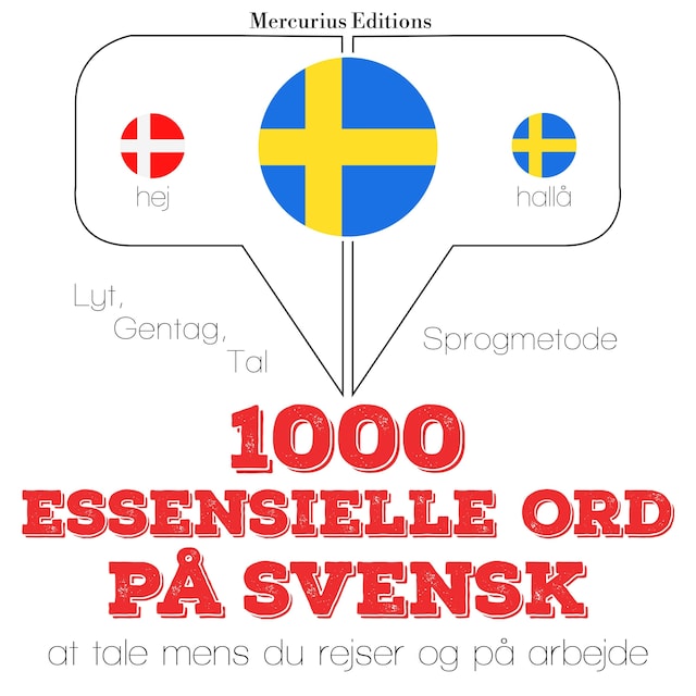 Book cover for 1000 essentielle ord på svensk