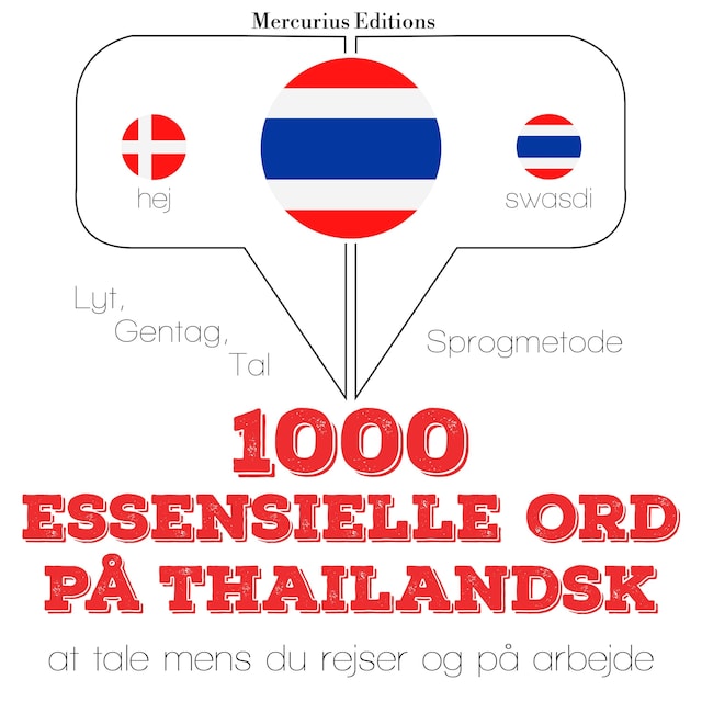 Couverture de livre pour 1000 essentielle ord på thailandsk