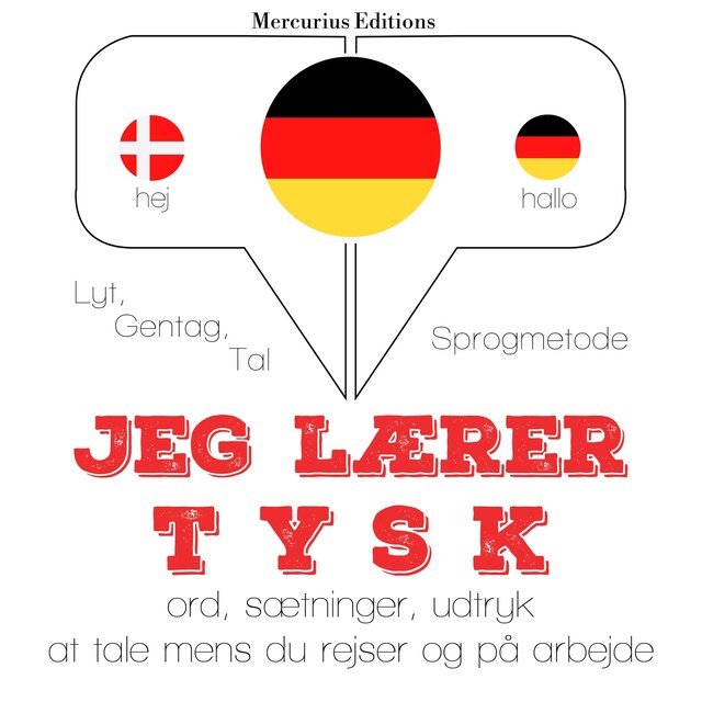 Book cover for Jeg lærer tysk