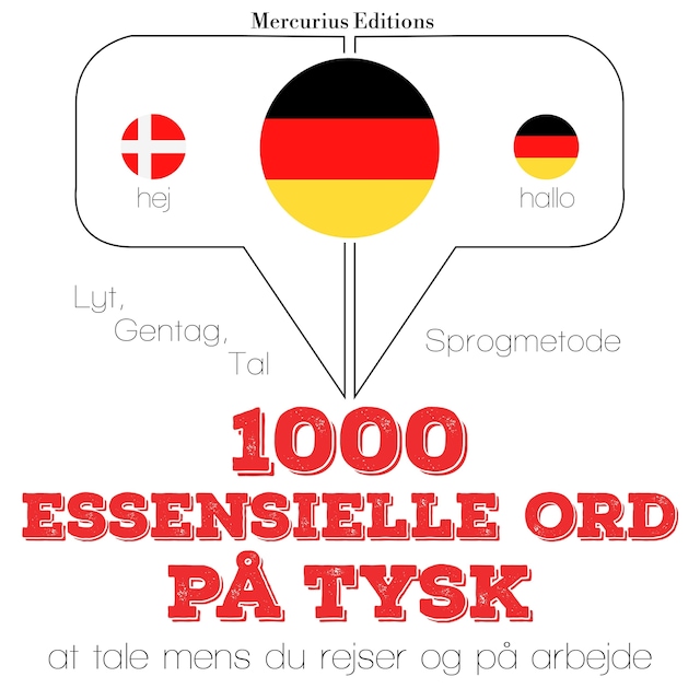 Bogomslag for 1000 essentielle ord på tysk