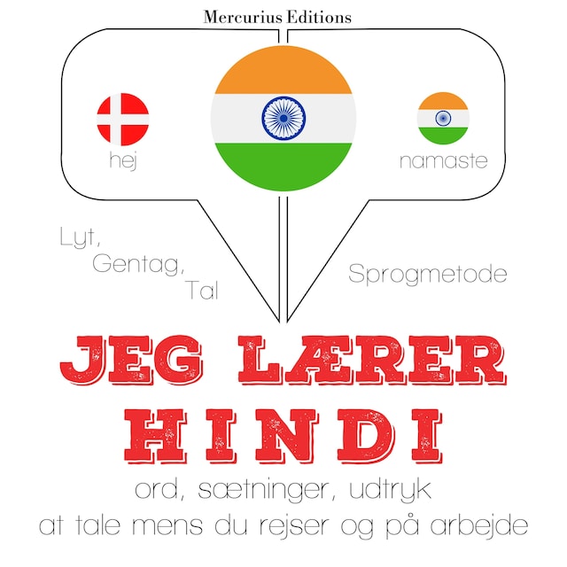 Copertina del libro per Jeg lærer hindi