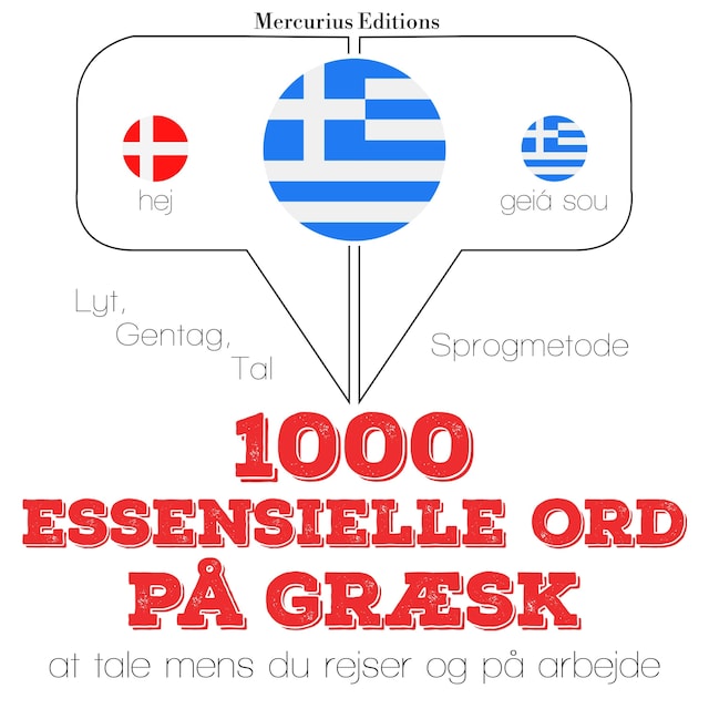 Bokomslag för 1000 essentielle ord på græsk
