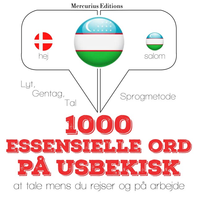 Boekomslag van 1000 essentielle ord i usbekisk