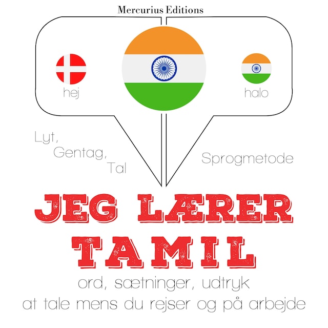 Book cover for Jeg lærer tamil