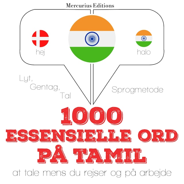 Book cover for 1000 essentielle ord i Tamil
