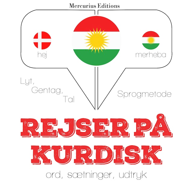 Book cover for Rejser på kurdisk